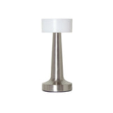 9" Silver Metal Lighthouse Table Lamp