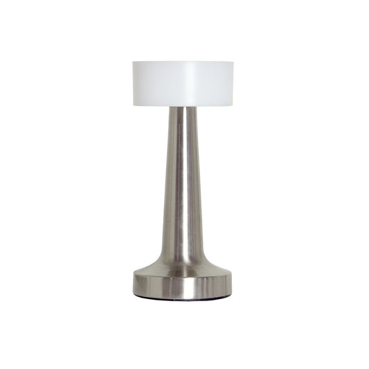 9" Silver Metal Lighthouse Table Lamp