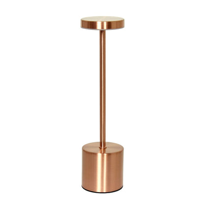 13" Copper Metal Table Lamp