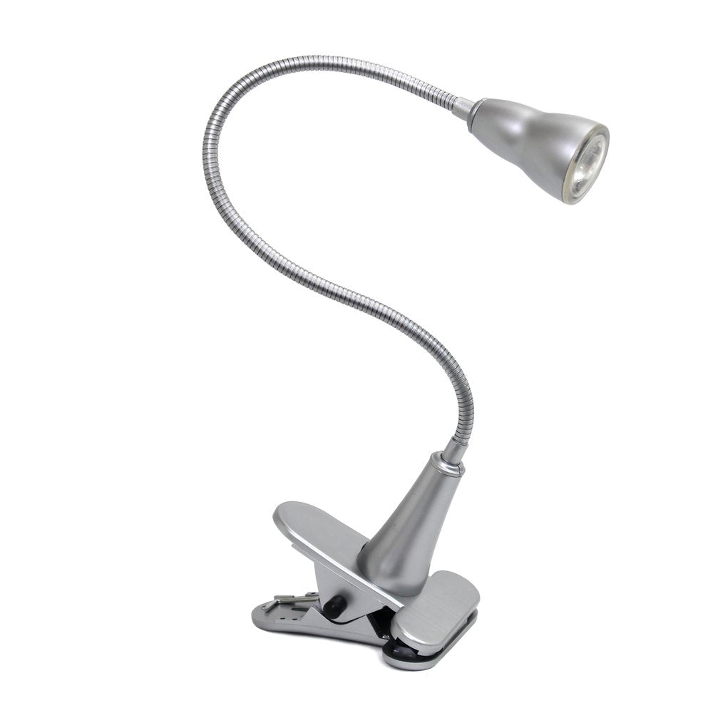 23" Silver Swing Arm Table Lamp