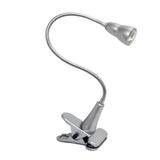 23" Silver Swing Arm Table Lamp