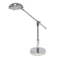 21" Silver Metal Table Lamp