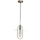 Clear Simple Iron Ceiling Light With Clear Shades