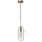 Clear Simple Iron Ceiling Light With Clear Shades