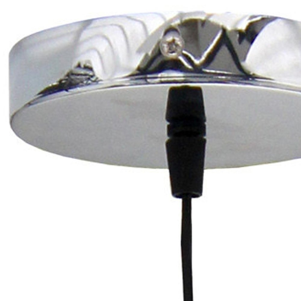 Clear Simple Iron Ceiling Light With Clear Shades