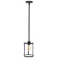 Black Cylinder Iron Ceiling Light With Black Shades