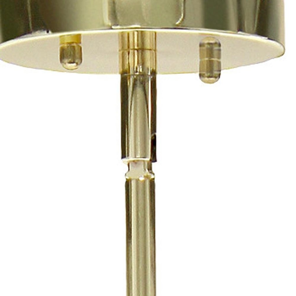 Gold Cylinder Iron Ceiling Light With Gold Shades