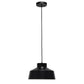 Black Iron Ceiling Light With Black Shades