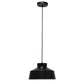 Black Iron Ceiling Light With Black Shades
