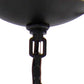 Bronze And Clear Chandelier Three Light Iron Ceiling Light With Clear Shades