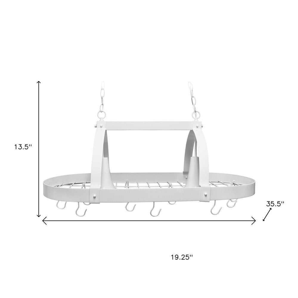 White Kitchen Island Two Light Metal Ceiling Light