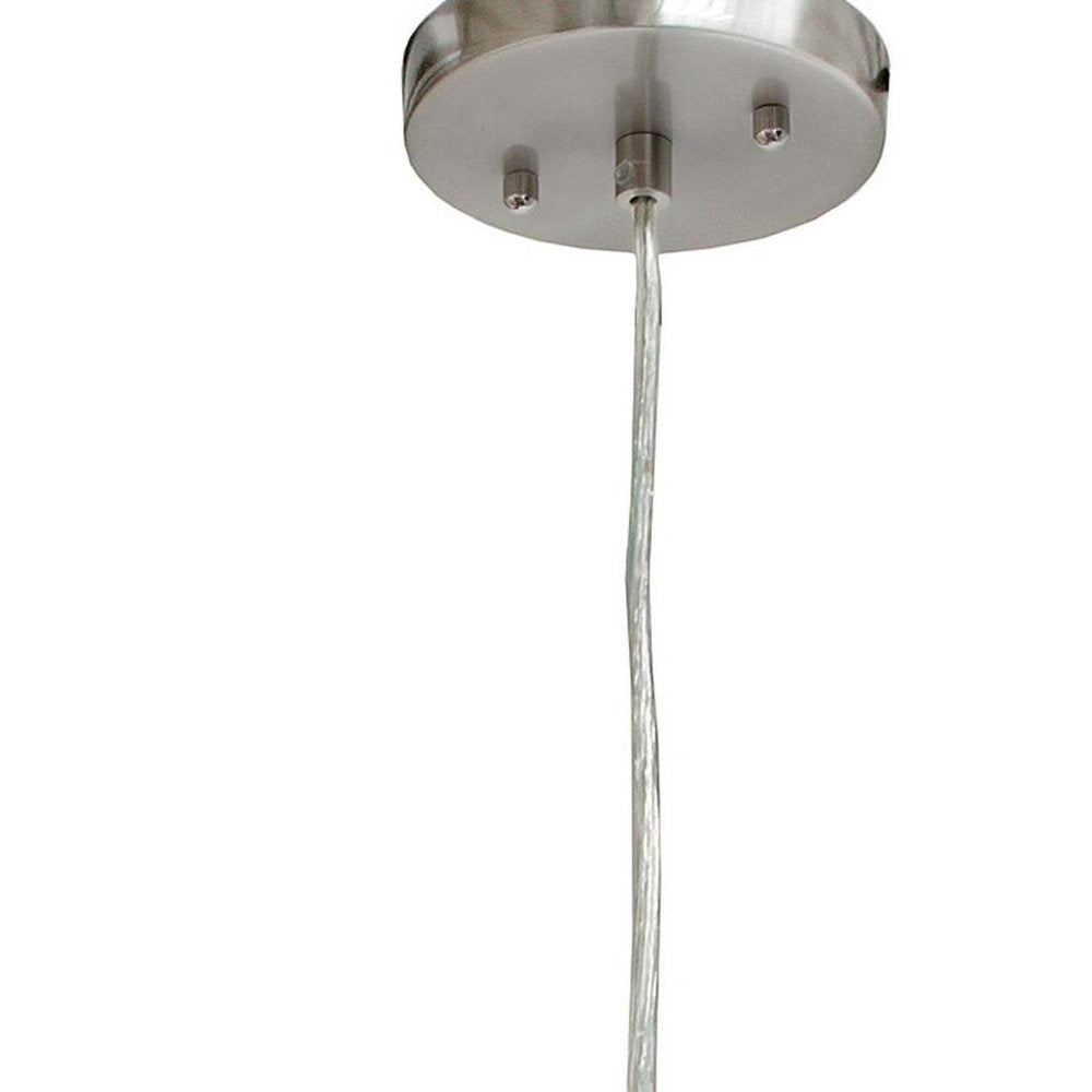 Aqua Silver And Natural Sphere Glass Ceiling Light With Aqua And Natural Shades