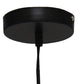 Black And Clear Simple Iron Ceiling Light With Clear Shades