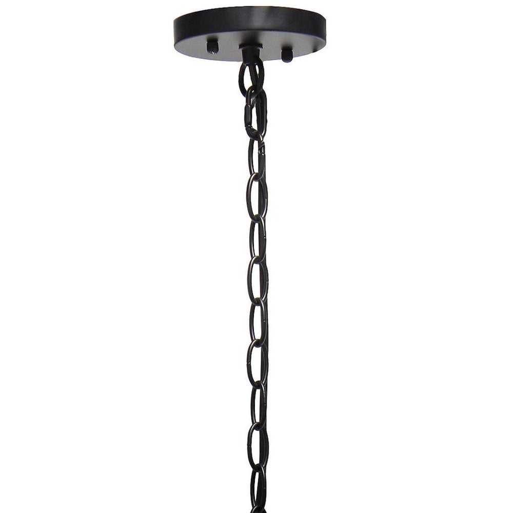 Black Caged Iron Ceiling Light With Rose Gold Shades