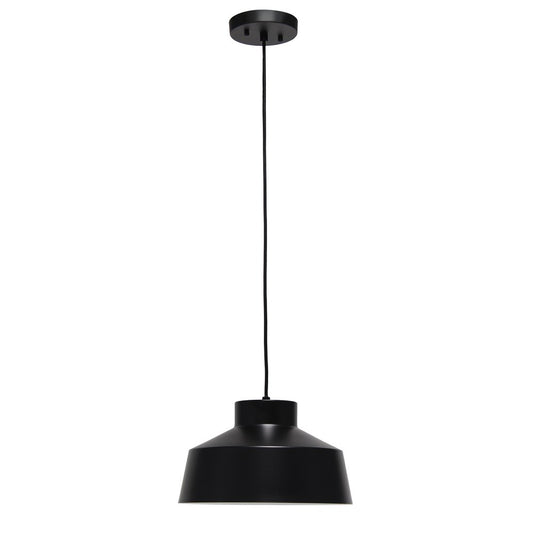 Black Dome Iron Ceiling Light With Black Shades
