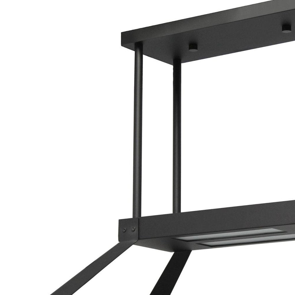 Bronze Kitchen Island Two Light Iron LED Edison Bulb Flush Ceiling Light