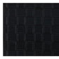 18" Set of Four Black Basketweave Faux Leather Placemats