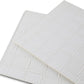 18" Set of Four White Basketweave Faux Leather Placemats