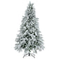 7.5' Pre Lit Extra Full Frosted Pine Christmas Tree