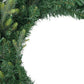 Three Piece Pre Lit Extra Full Frosted Pine Christmas Tree With Garland And Wreath Set