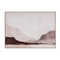 Baffin Hand Painted Brown Floater Frame Wall Art