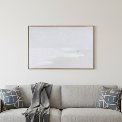 Prelude Hand Painted Brown Floater Frame Wall Art