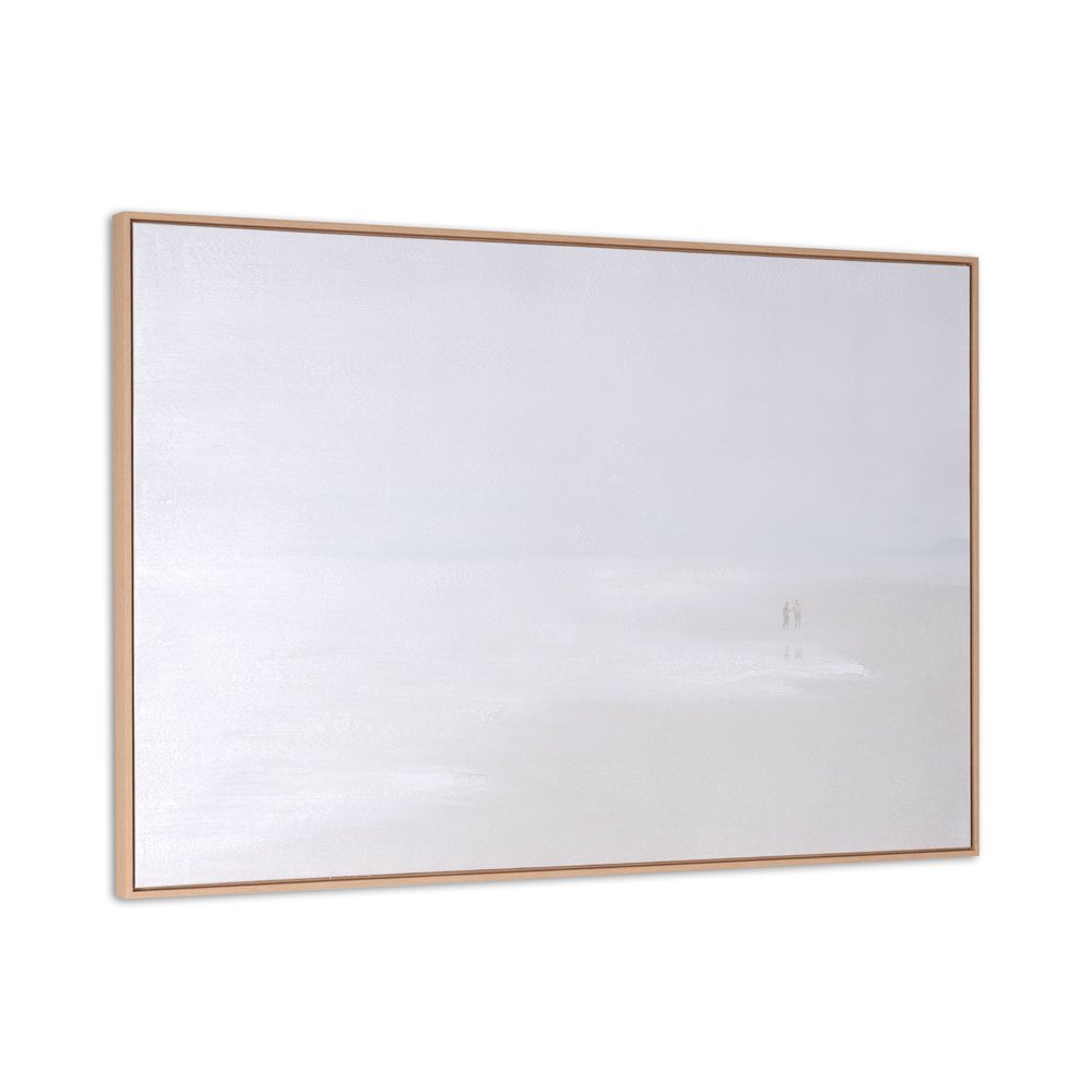 Prelude Hand Painted Brown Floater Frame Wall Art