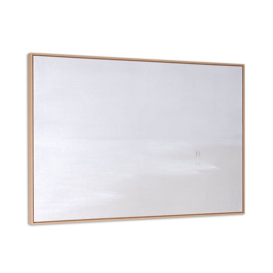 Prelude Hand Painted Brown Floater Frame Wall Art