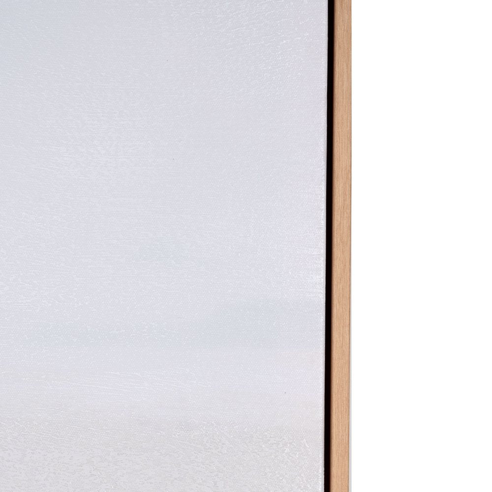 Prelude Hand Painted Brown Floater Frame Wall Art