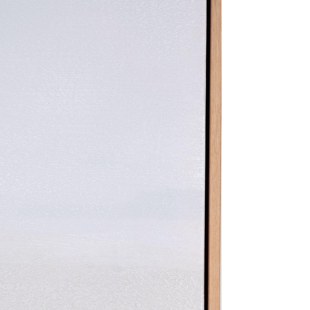 Prelude Hand Painted Brown Floater Frame Wall Art