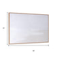 Prelude Hand Painted Brown Floater Frame Wall Art