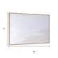 Prelude Hand Painted Brown Floater Frame Wall Art
