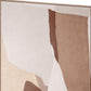 Gavotte II Hand Painted Brown Floater Frame Wall Art