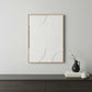 Modern Geo Shapes Brown Shadowbox Wall Art