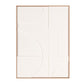 Modern Geo Shapes Brown Shadowbox Wall Art
