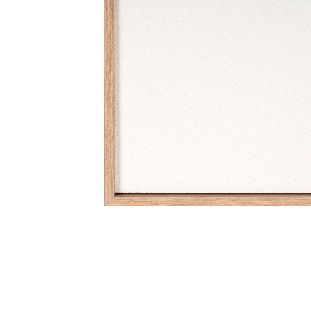 Modern Geo Shapes Brown Shadowbox Wall Art