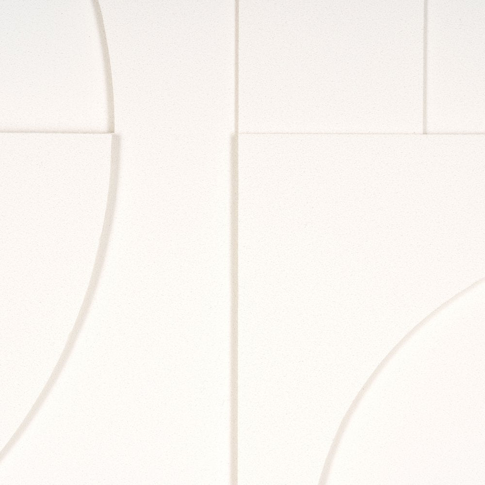 Modern Geo Shapes Brown Shadowbox Wall Art