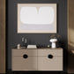 Interval II Hand Painted Brown Floater Frame Wall Art