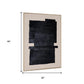 Fortissimo Hand Painted Brown Floater Frame Wall Art