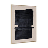Fortissimo Hand Painted Brown Floater Frame Wall Art