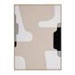 Cadenza Hand Painted Brown Floater Frame Wall Art