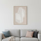 Blanchard Hand Painted Brown Floater Frame Wall Art