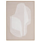 Blanchard Hand Painted Brown Floater Frame Wall Art