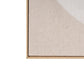 Blanchard Hand Painted Brown Floater Frame Wall Art