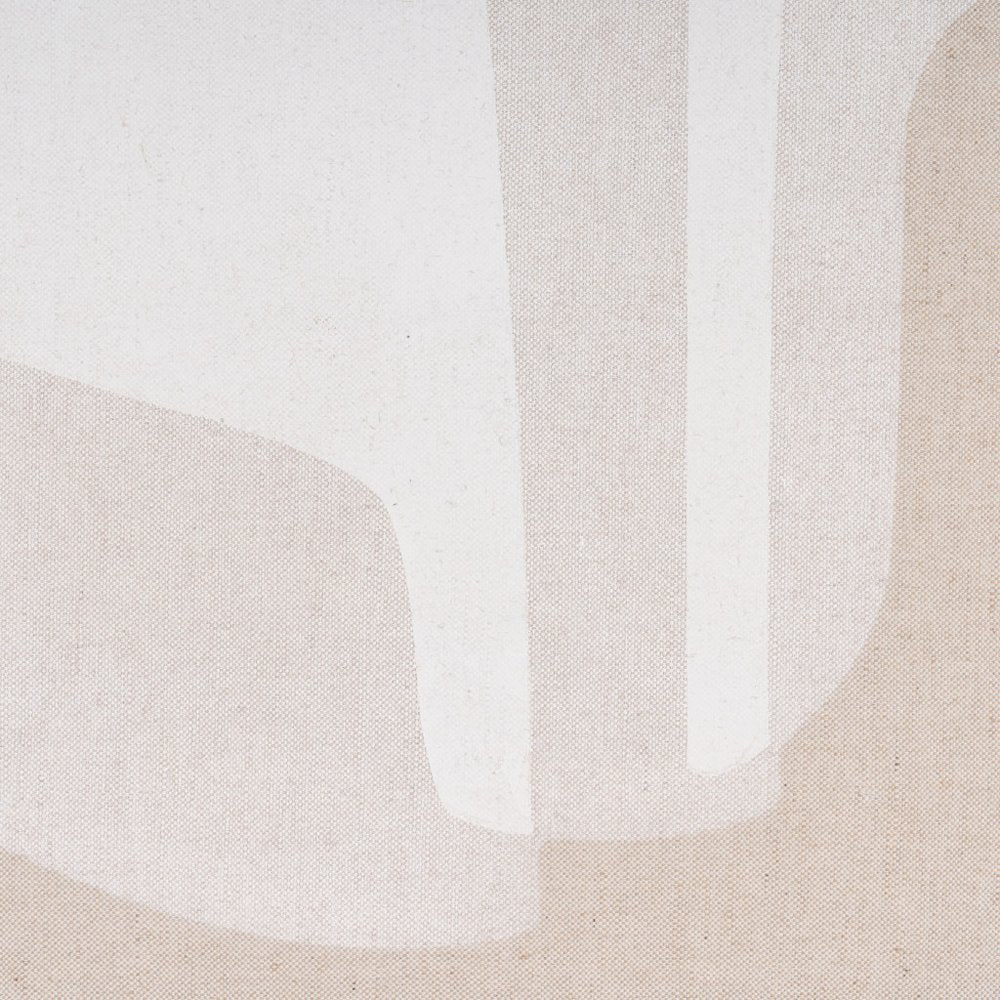 Blanchard Hand Painted Brown Floater Frame Wall Art