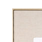 Octav II Hand Painted Brown Floater Frame Wall Art
