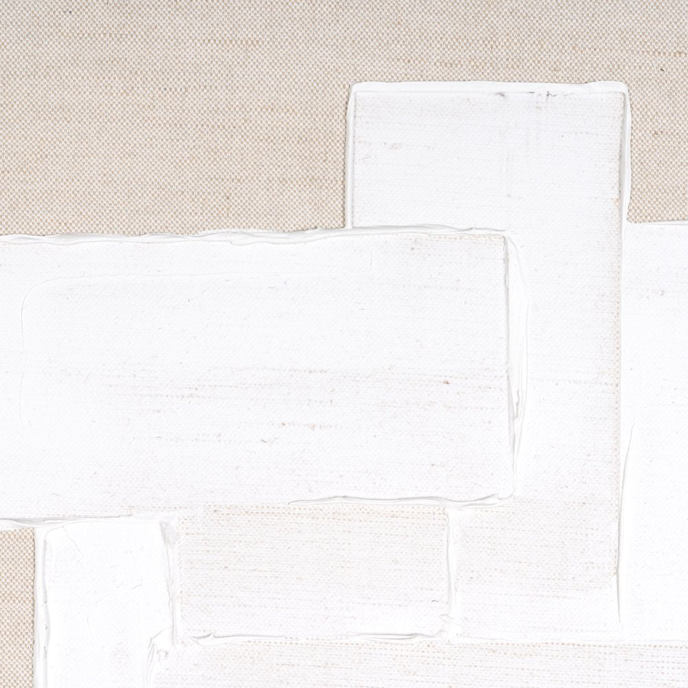 Octav II Hand Painted Brown Floater Frame Wall Art