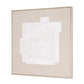 Octav II Hand Painted Brown Floater Frame Wall Art