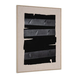 Echoes of Shadows II Hand Painted Brown Floater Frame Wall Art