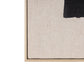 Echoes of Shadows II Hand Painted Brown Floater Frame Wall Art